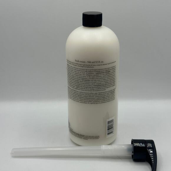 PHILOSOPHY Fresh Cream Shampoo, Shower Gel, Bubble Bath 32oz NEW - Picture 3 of 3